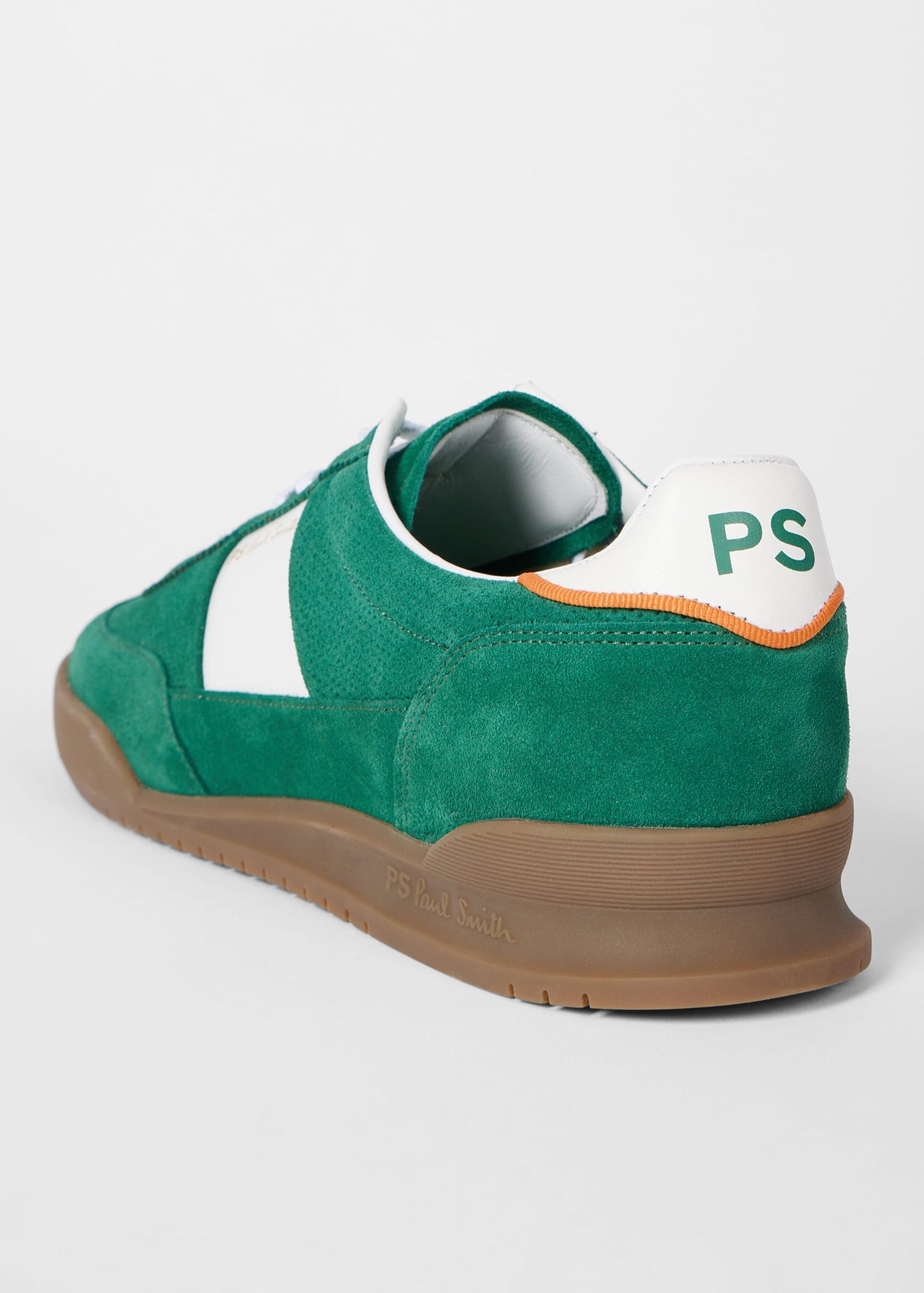 PAUL SMITH PS DOVER SUEDE LEATHER TRAINERS GREEN RRP £195 BNIB