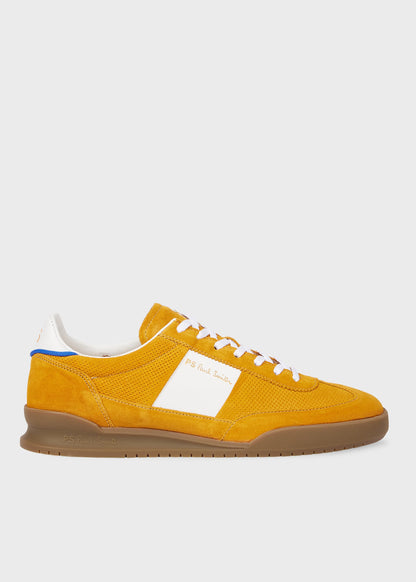PAUL SMITH PS DOVER SUEDE LEATHER TRAINERS YELLOW OCHRE RRP £195 BNIB