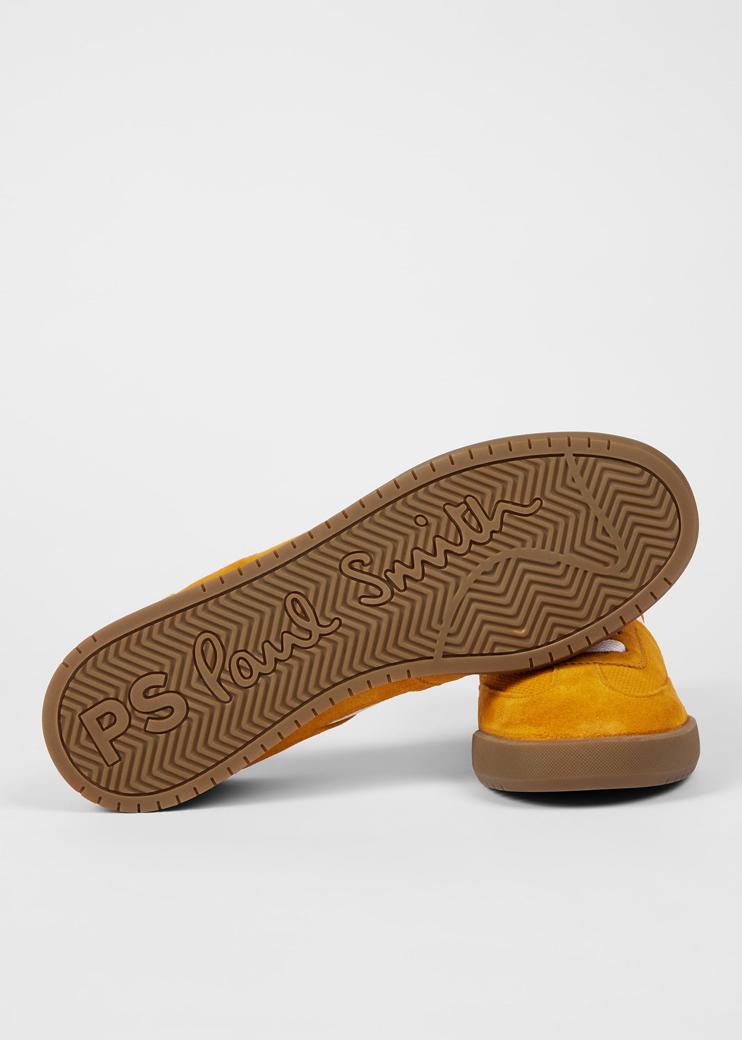 PAUL SMITH PS DOVER SUEDE LEATHER TRAINERS YELLOW OCHRE RRP £195 BNIB
