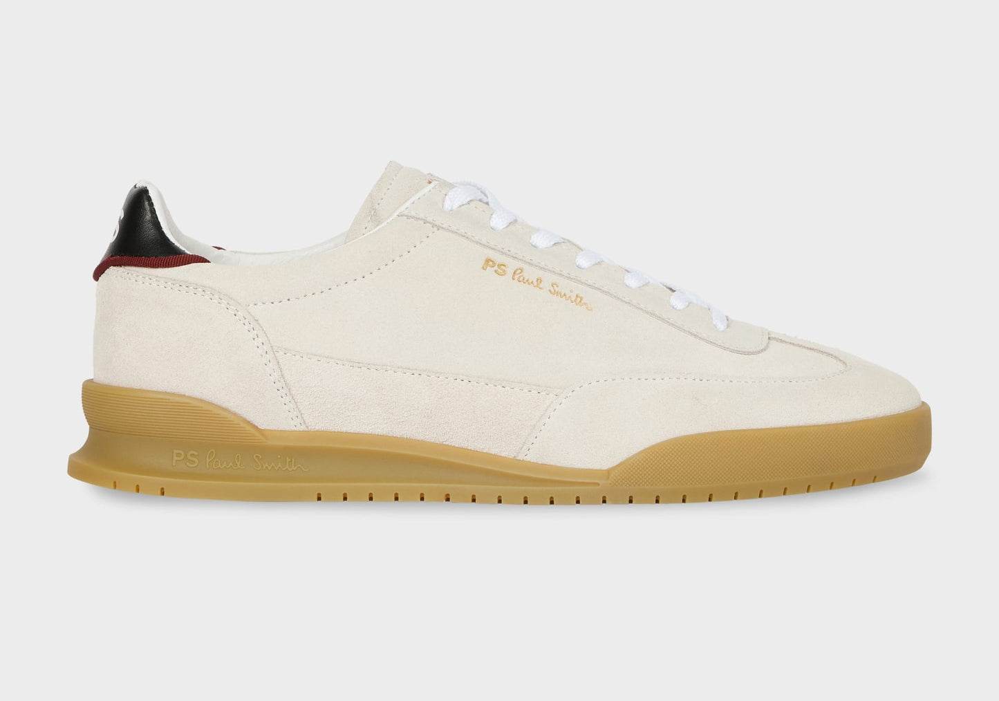 PAUL SMITH PS DOVER SUEDE LEATHER TRAINERS ECRU RRP £195 BNIB