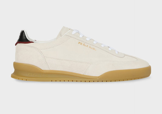 PAUL SMITH PS DOVER SUEDE LEATHER TRAINERS ECRU RRP £195 BNIB