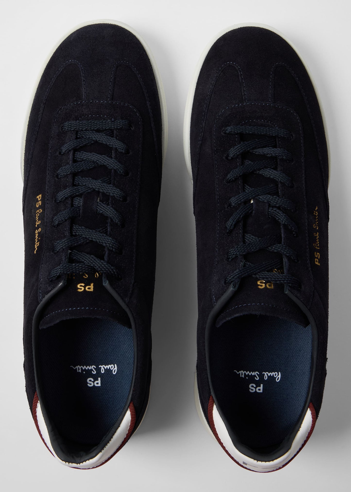 PAUL SMITH PS DOVER SUEDE LEATHER TRAINERS DARK NAVY RRP £195 BNIB