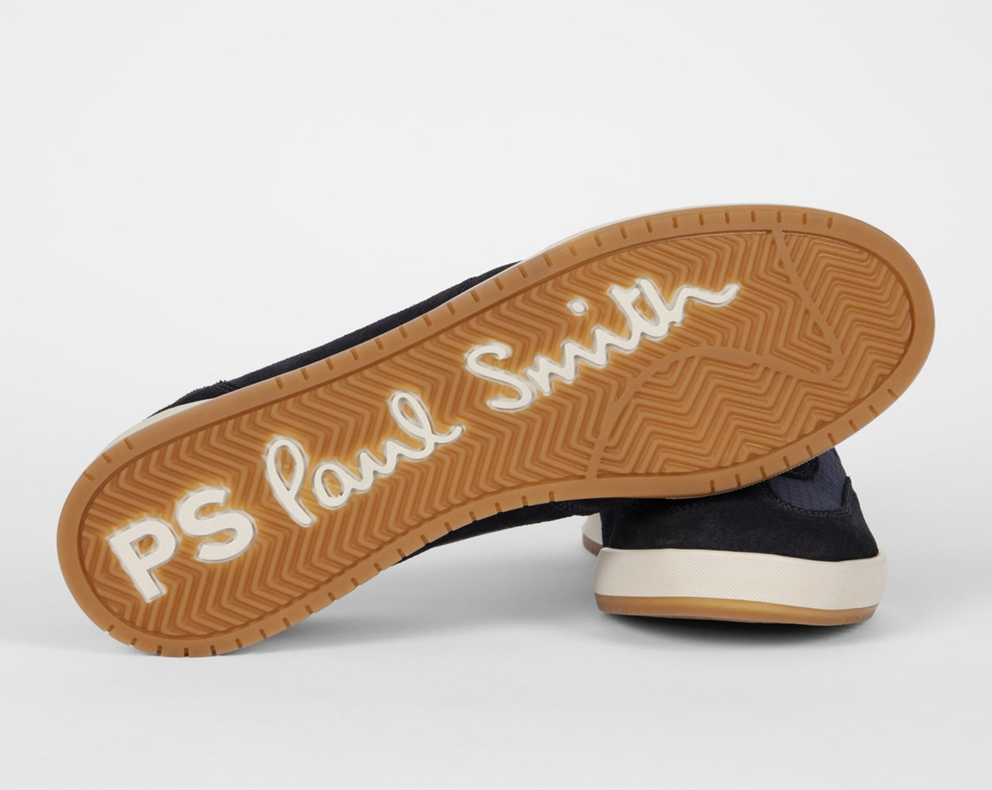 PAUL SMITH PS DOVER SUEDE & NYLON TRAINERS NAVY BLUE UK 9 RRP £195 BNIB