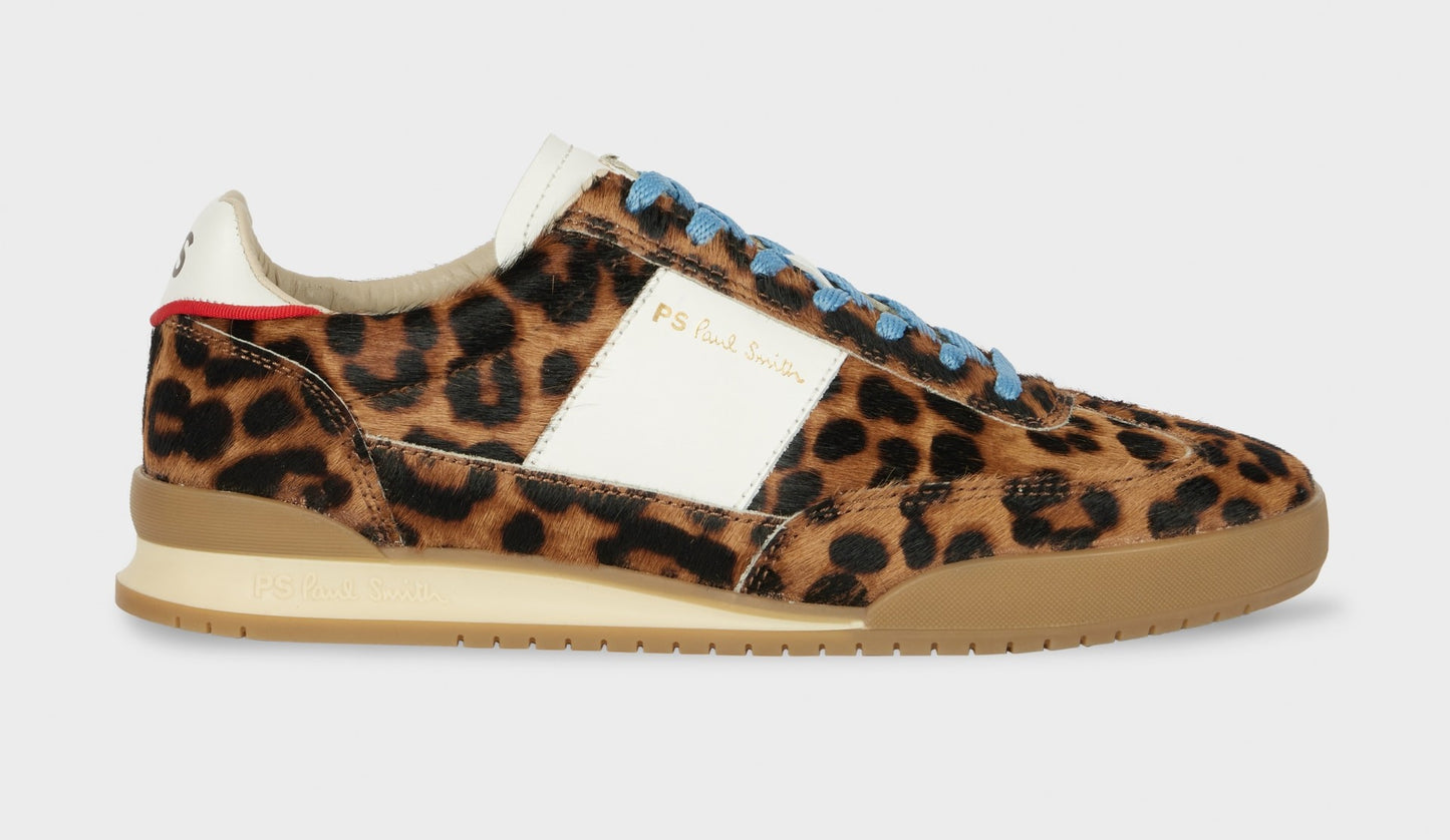 PAUL SMITH PS DOVER HAIRY LEOPARD PRINT TRAINERS UK 9 RRP £250 BNIB