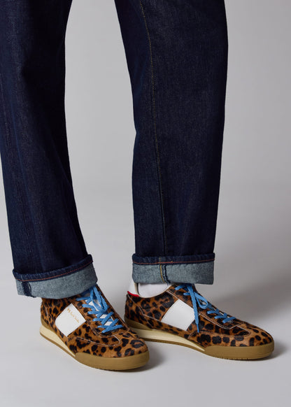 PAUL SMITH PS DOVER HAIRY LEOPARD PRINT TRAINERS UK 9 RRP £250 BNIB