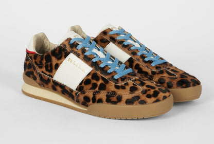 PAUL SMITH PS DOVER HAIRY LEOPARD PRINT TRAINERS UK 9 RRP £250 BNIB