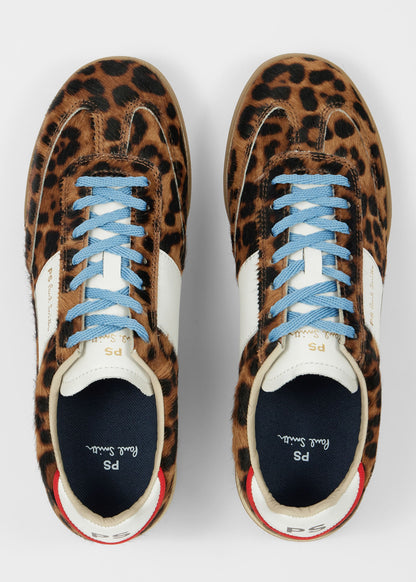 PAUL SMITH PS DOVER HAIRY LEOPARD PRINT TRAINERS UK 9 RRP £250 BNIB