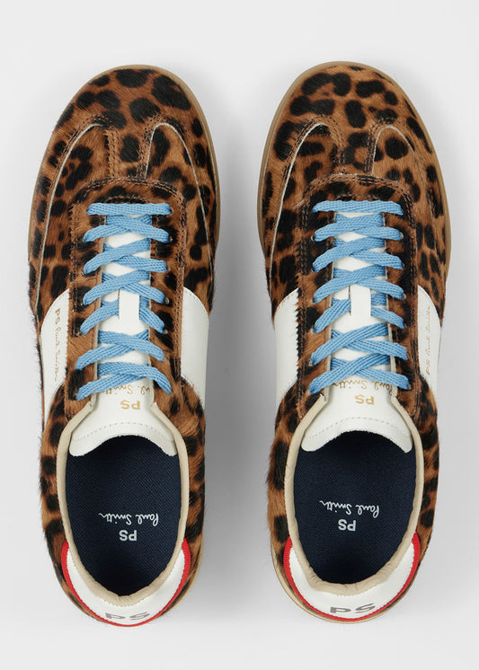 PAUL SMITH PS DOVER HAIRY LEOPARD PRINT TRAINERS UK 9 RRP £250 BNIB
