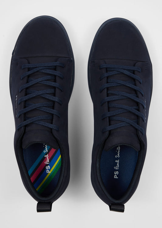 PAUL SMITH PS LEE NUBUCK LEATHER TRAINERS DARK NAVY RRP £195 BNIB