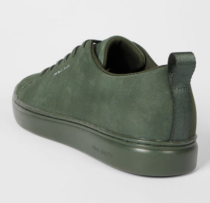 PAUL SMITH PS LEE NUBUCK LEATHER TRAINERS DARK GREEN RRP £195 BNIB