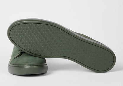 PAUL SMITH PS LEE NUBUCK LEATHER TRAINERS DARK GREEN RRP £195 BNIB