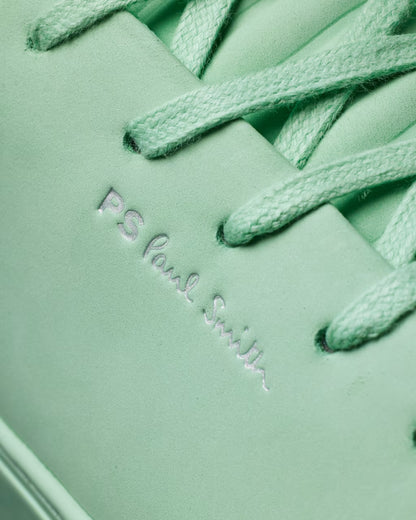 PAUL SMITH PS LEE NUBUCK LEATHER TRAINERS MINT GREEN RRP £195 BNIB