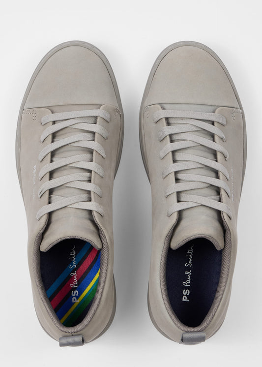 PAUL SMITH PS LEE NUBUCK LEATHER TRAINERS GREY RRP £195 BNIB