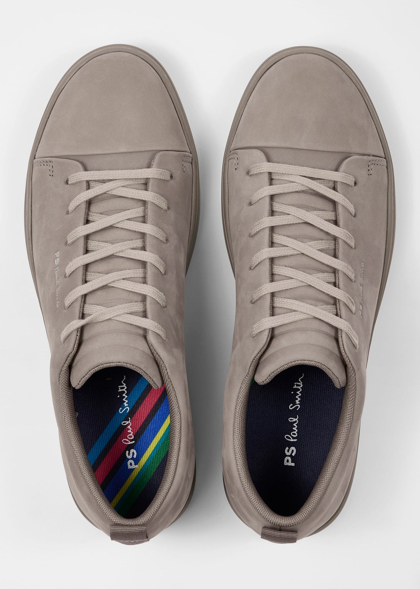 PAUL SMITH PS LEE NUBUCK LEATHER TRAINERS SAND RRP £195 BNIB