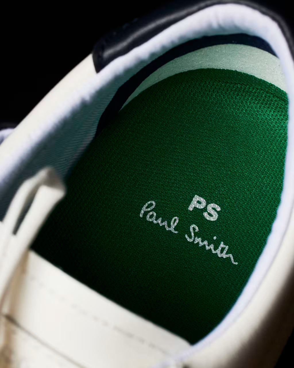 PAUL SMITH PS MESTRE EMBROIDERED LEATHER LOW TOP TRAINERS WHITE RRP £195 BNIB (Copy)