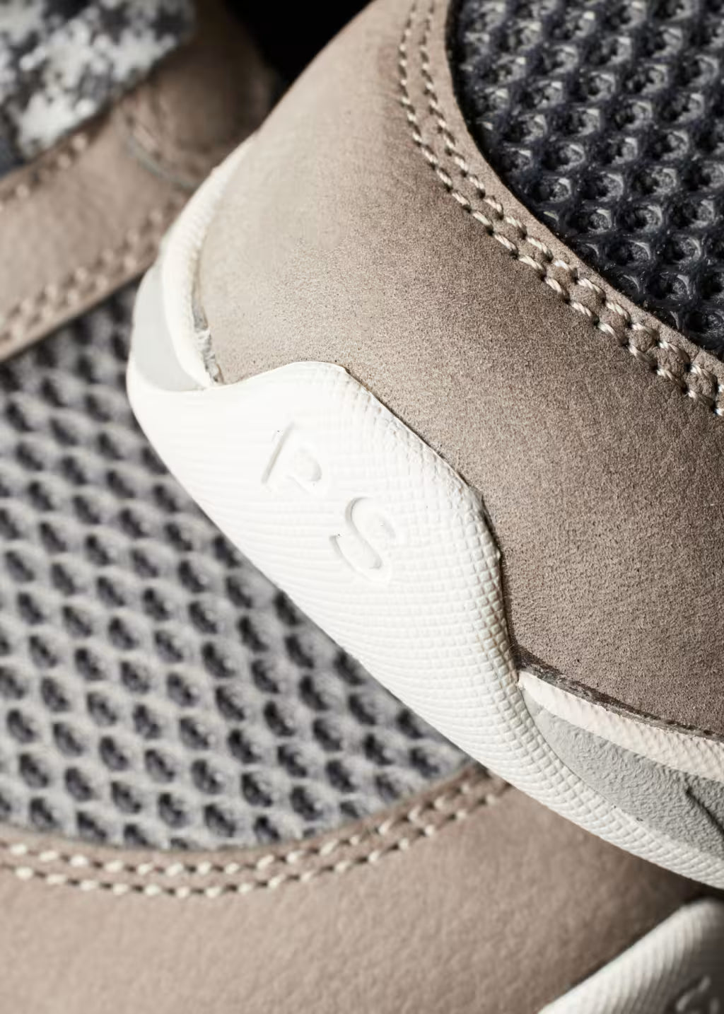 PAUL SMITH PS SHANE NUBUCK LEATHER & MESH TRAINERS GREY RRP £225 BNIB