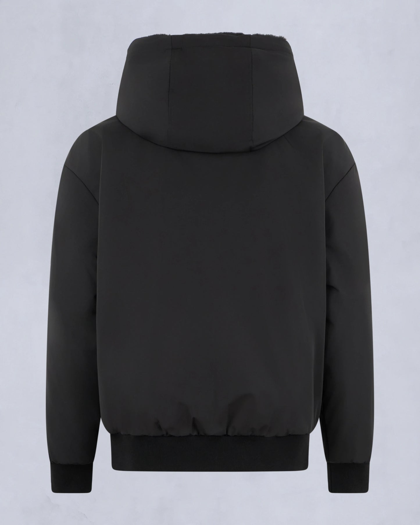 MOOSE KNUCKLES ROLAND REVERSIBLE HOODED FAUX FUR/SHELL JACKET BLACK RRP £550 BNWT