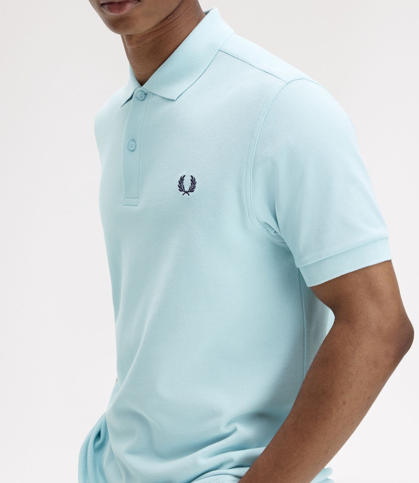 FRED PERRY PIQUE COTTON POLO SHIRT BALLBOY BLUE/DARK AIRFORCE 3XL RRP £80 BNWT