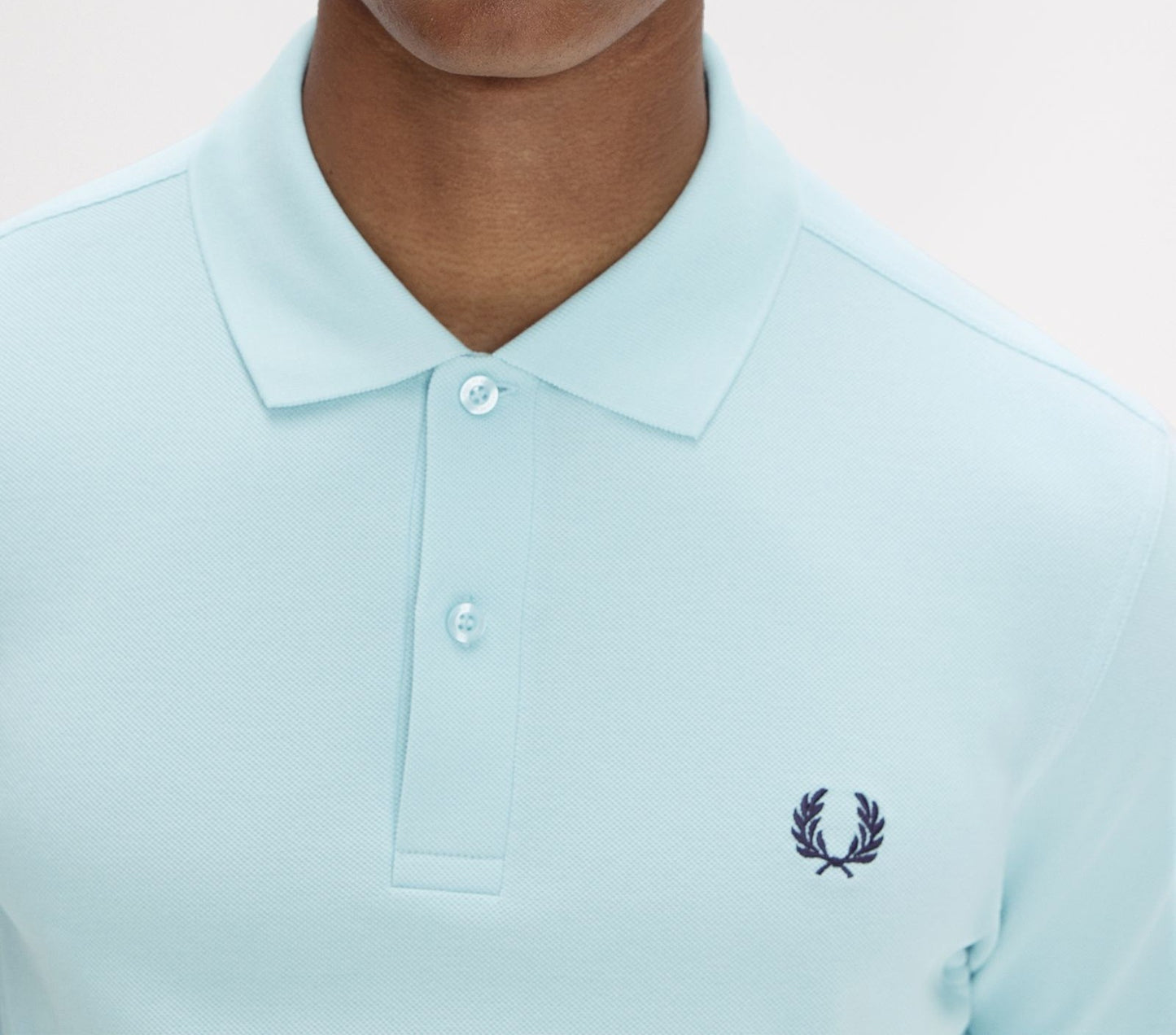 FRED PERRY PIQUE COTTON POLO SHIRT BALLBOY BLUE/DARK AIRFORCE 3XL RRP £80 BNWT
