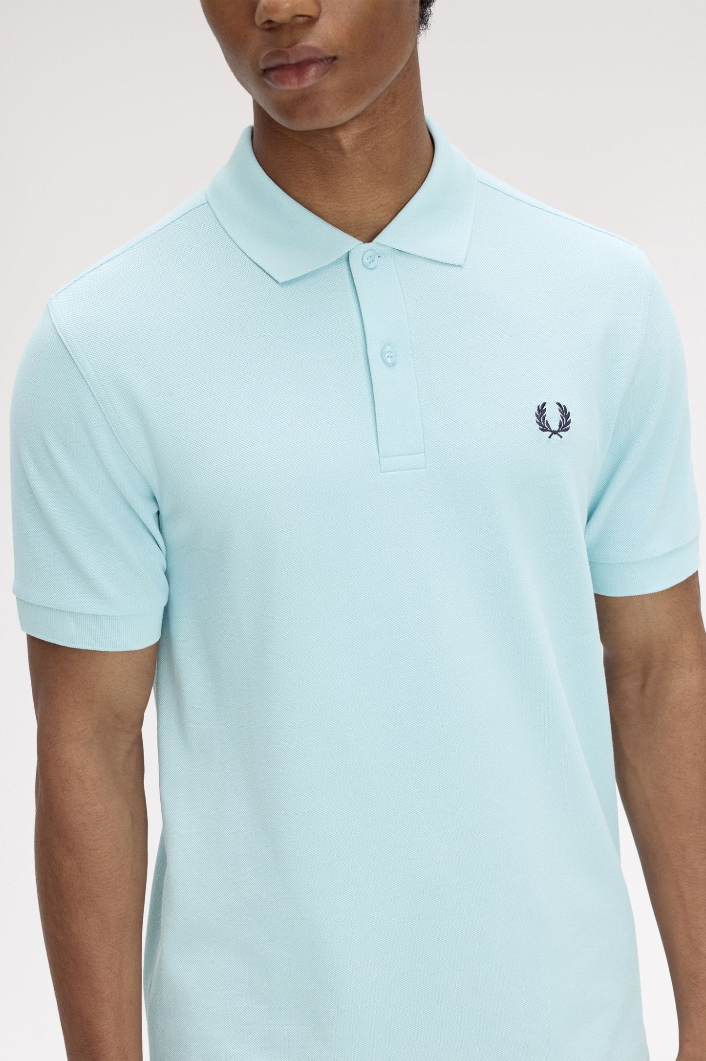 FRED PERRY PIQUE COTTON POLO SHIRT BALLBOY BLUE/DARK AIRFORCE 3XL RRP £80 BNWT