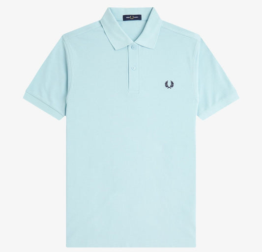 FRED PERRY PIQUE COTTON POLO SHIRT BALLBOY BLUE/DARK AIRFORCE 3XL RRP £80 BNWT