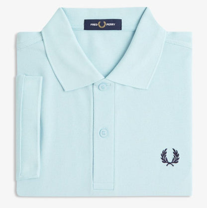 FRED PERRY PIQUE COTTON POLO SHIRT BALLBOY BLUE/DARK AIRFORCE 3XL RRP £80 BNWT