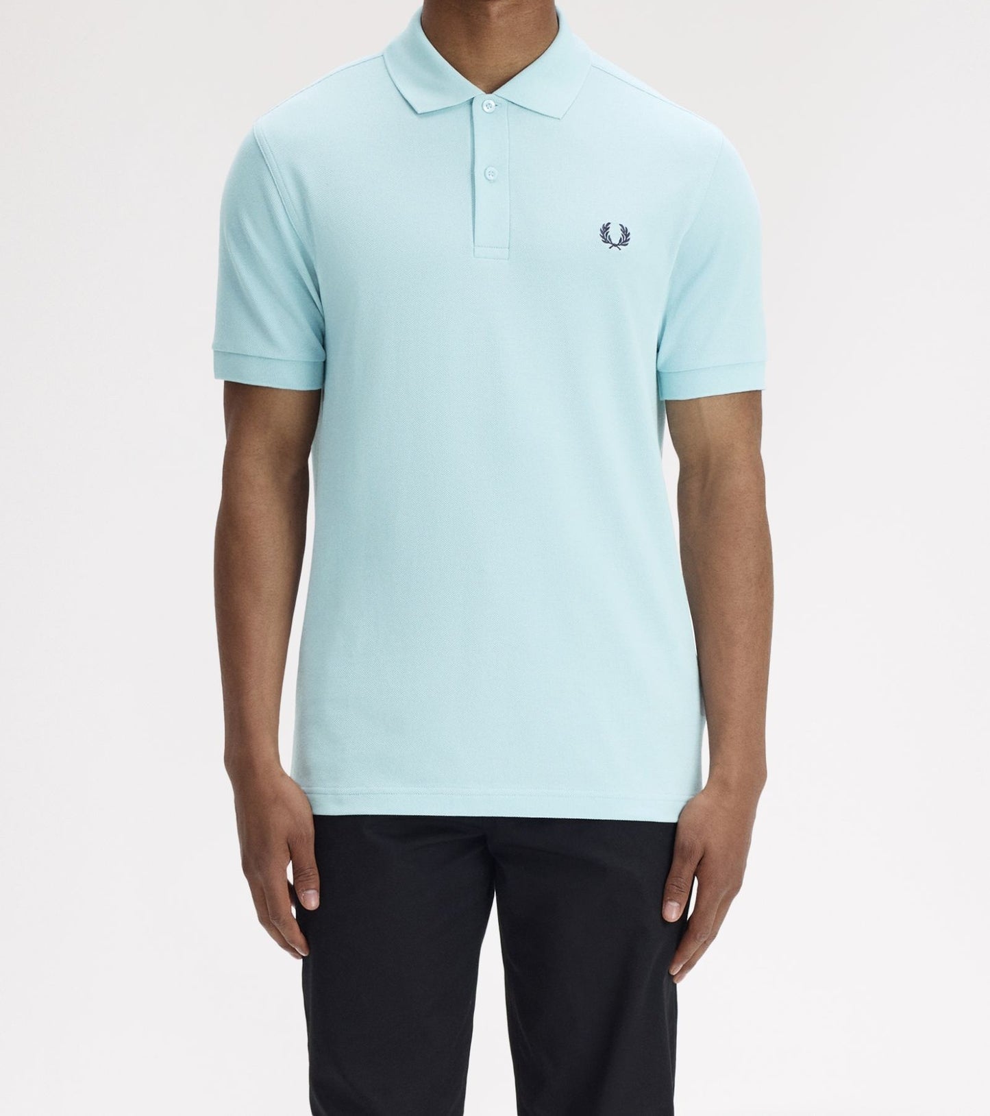 FRED PERRY PIQUE COTTON POLO SHIRT BALLBOY BLUE/DARK AIRFORCE 3XL RRP £80 BNWT