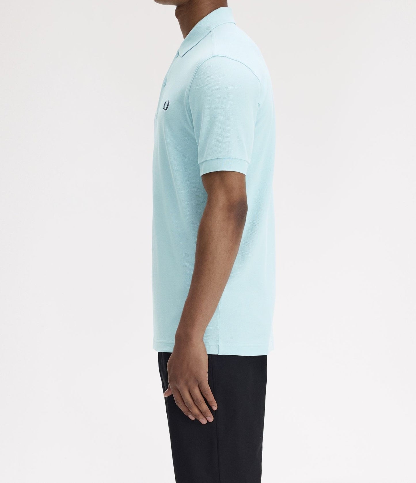 FRED PERRY PIQUE COTTON POLO SHIRT BALLBOY BLUE/DARK AIRFORCE 3XL RRP £80 BNWT
