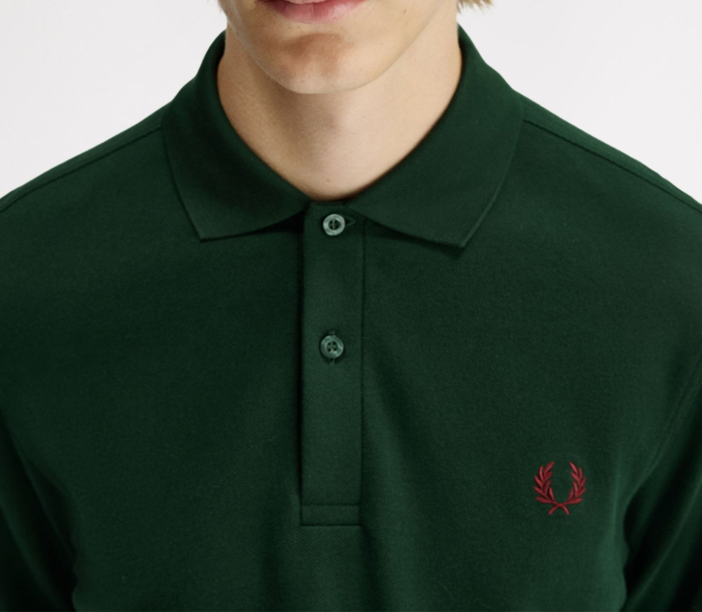 FRED PERRY LONG SLEEVE PIQUE COTTON POLO SHIRT GRASSROOTS GREEN 3XL RRP £90 BNWT