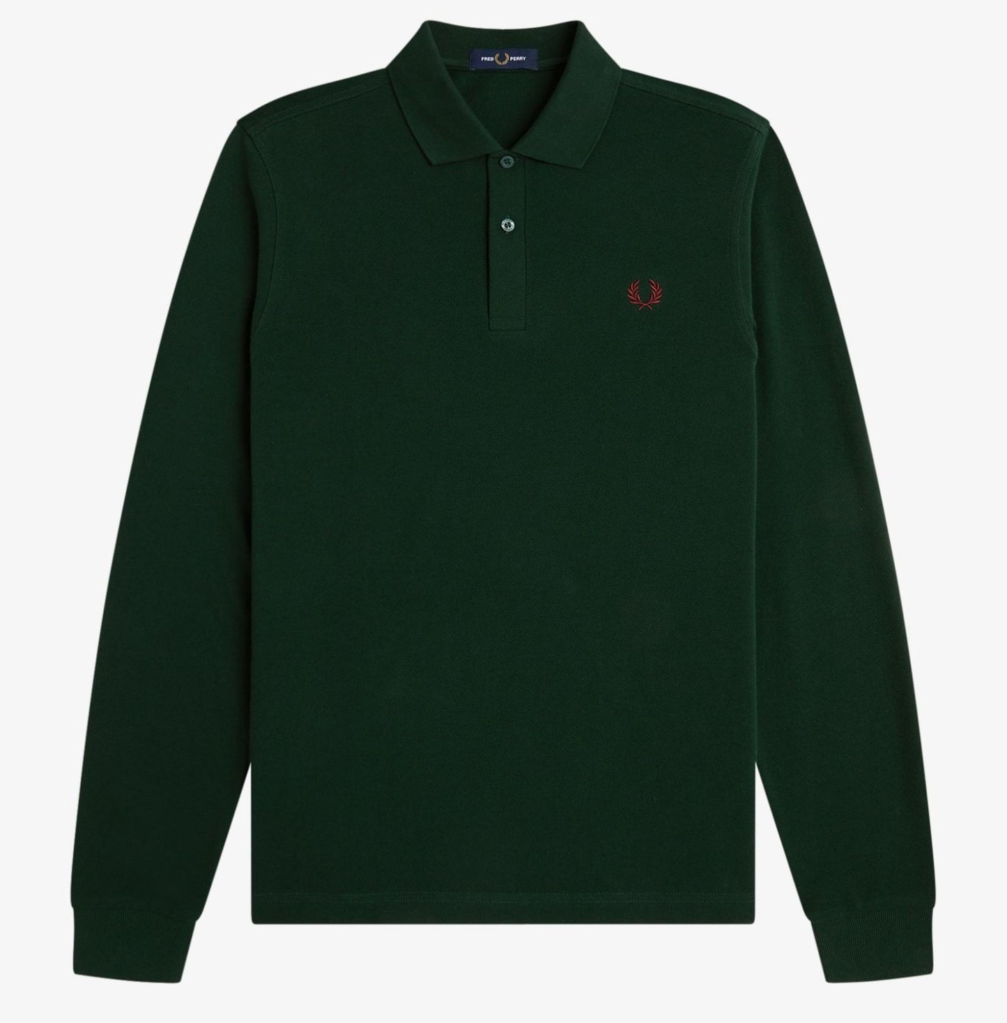 FRED PERRY LONG SLEEVE PIQUE COTTON POLO SHIRT GRASSROOTS GREEN 3XL RRP £90 BNWT
