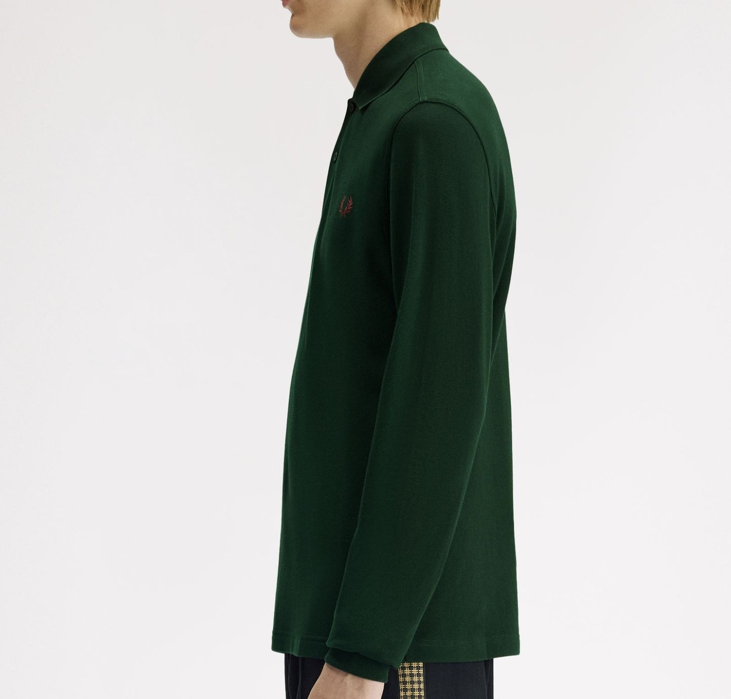 FRED PERRY LONG SLEEVE PIQUE COTTON POLO SHIRT GRASSROOTS GREEN 3XL RRP £90 BNWT