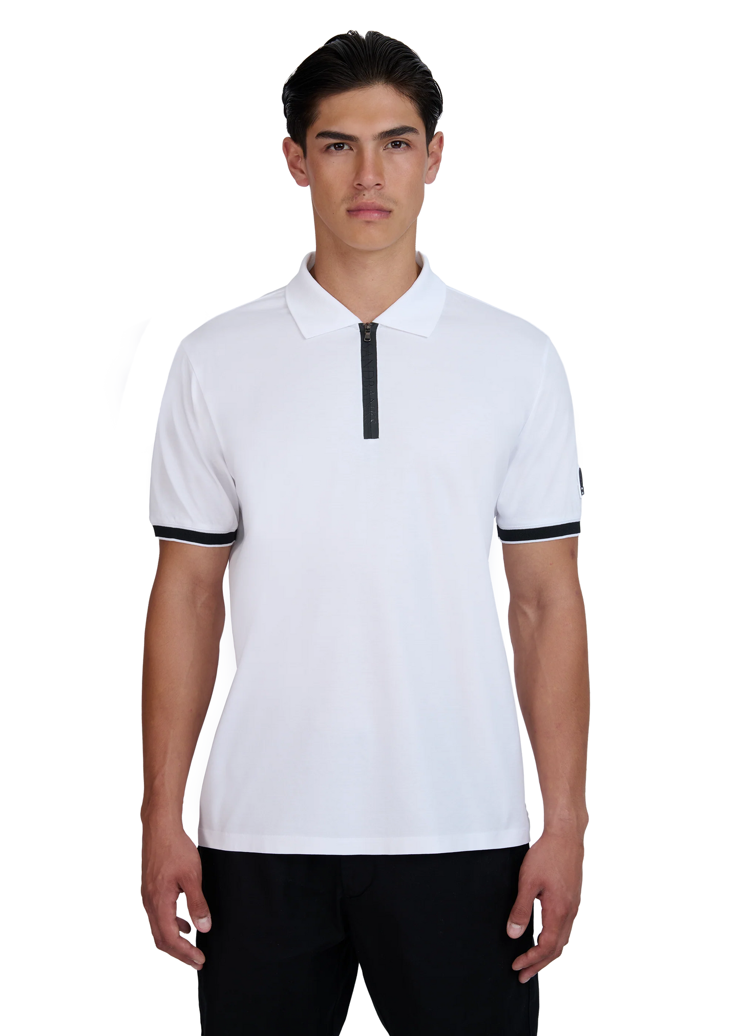 SANDBANKS SILICONE ZIP POLO SHIRT WHITE 2XL RRP £150 BNWT