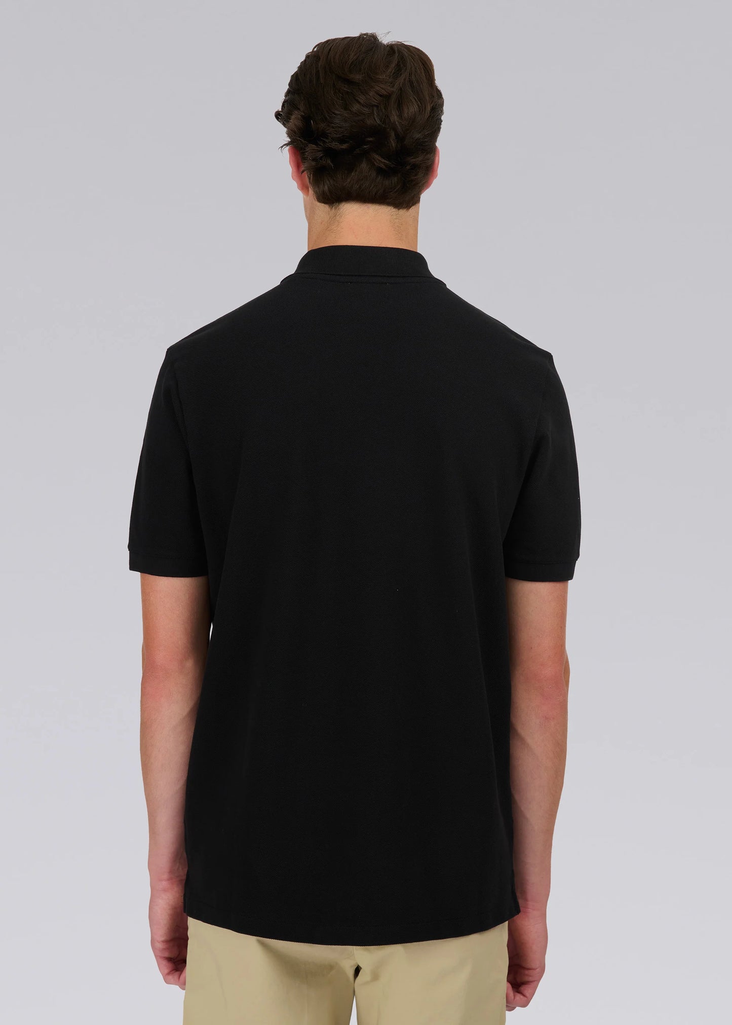 SANDBANKS TRI-COLOUR POCKET POLO SHIRT BLACK 4XL