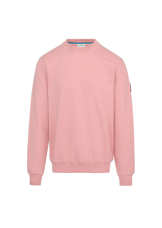 SANDBANKS CREW NECK COTTON FLEECE SWEATSHIRT DUSTY PINK XL RRP £155 BNWT