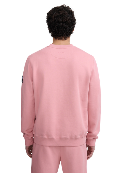 SANDBANKS CREW NECK COTTON FLEECE SWEATSHIRT DUSTY PINK XL RRP £155 BNWT