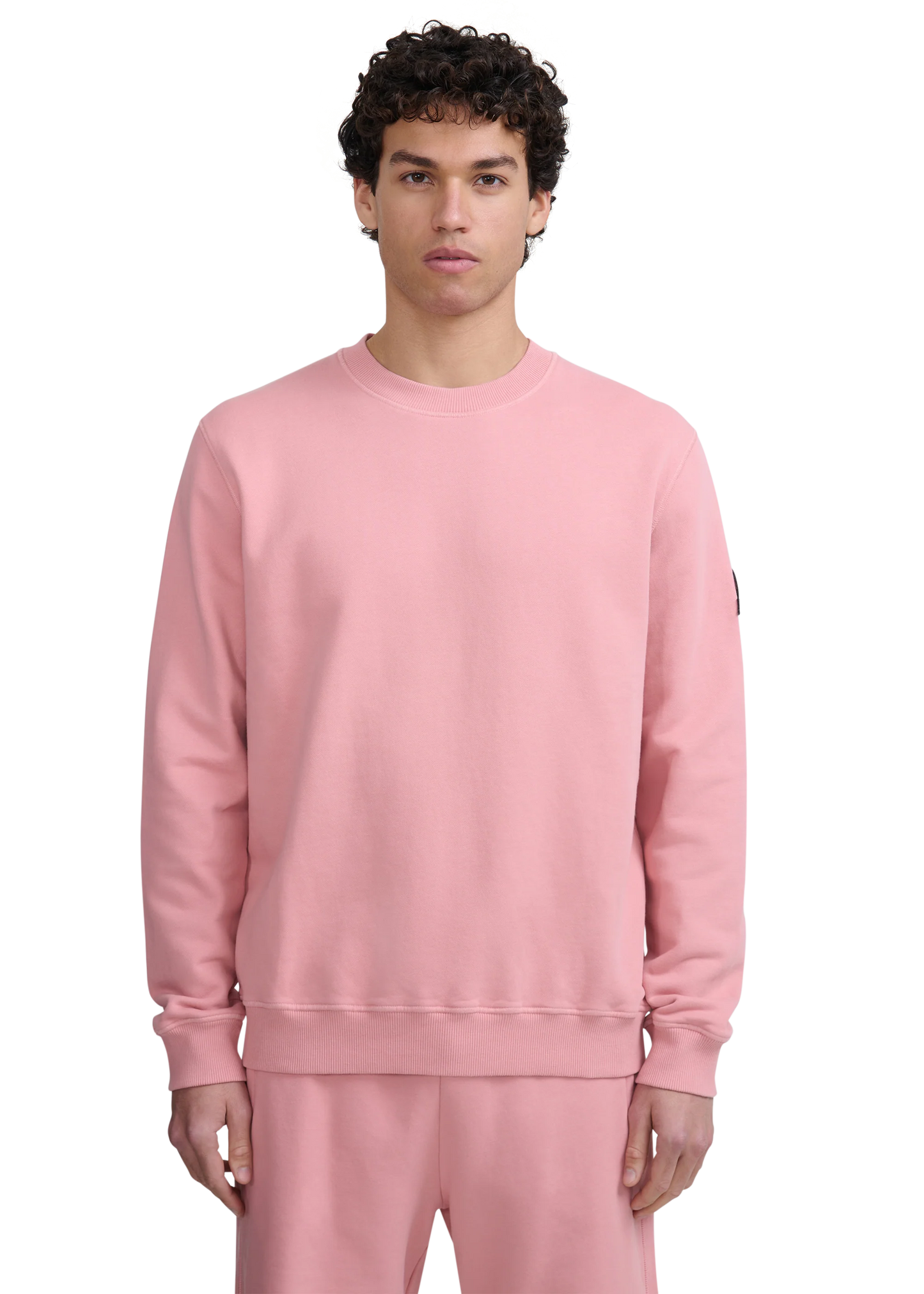 SANDBANKS CREW NECK COTTON FLEECE SWEATSHIRT DUSTY PINK XL RRP £155 BNWT