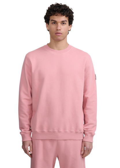 SANDBANKS CREW NECK COTTON FLEECE SWEATSHIRT DUSTY PINK XL RRP £155 BNWT