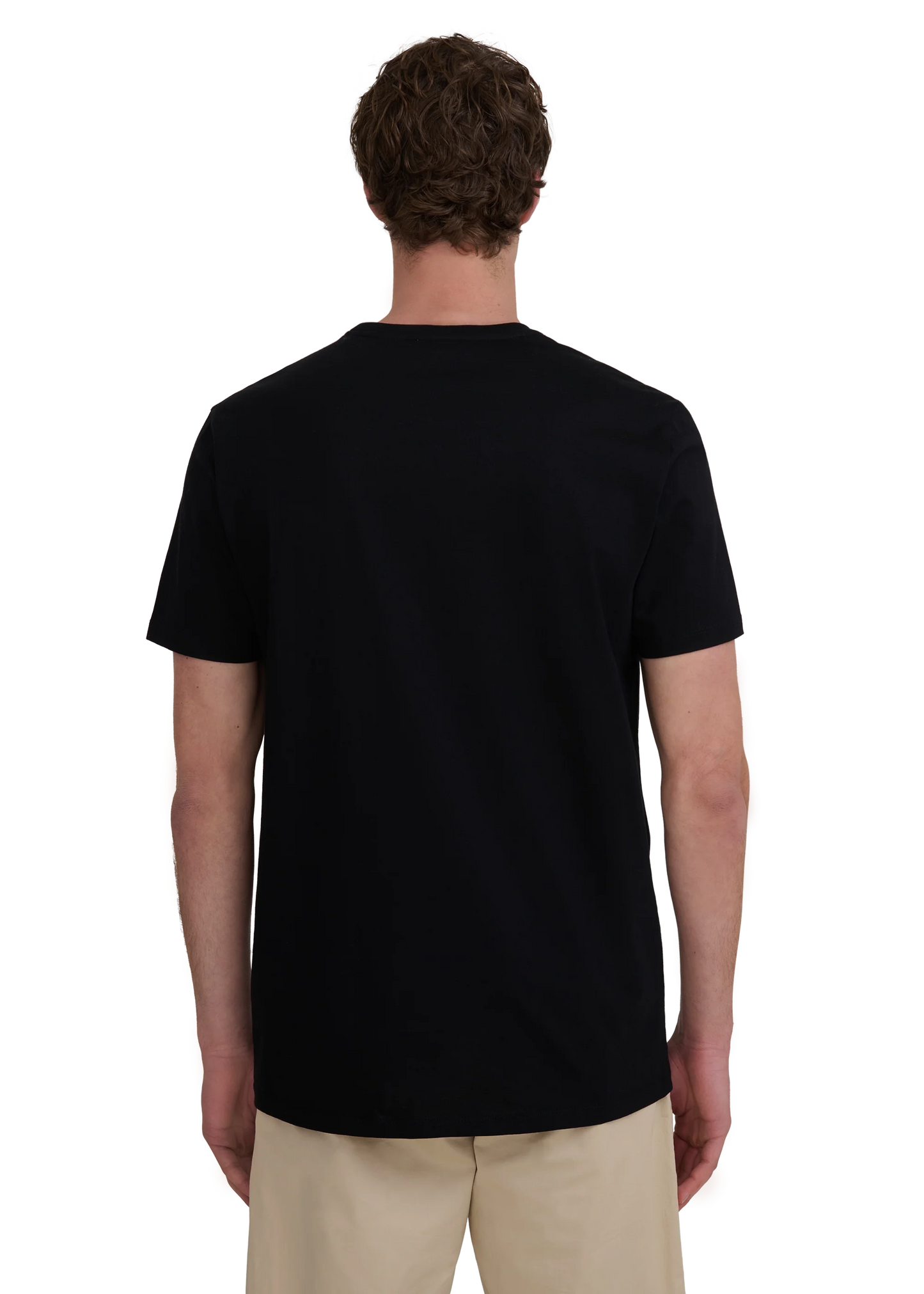 SANDBANKS BADGE LOGO SLIM FIT T-SHIRT BLACK RRP £85 BNWT
