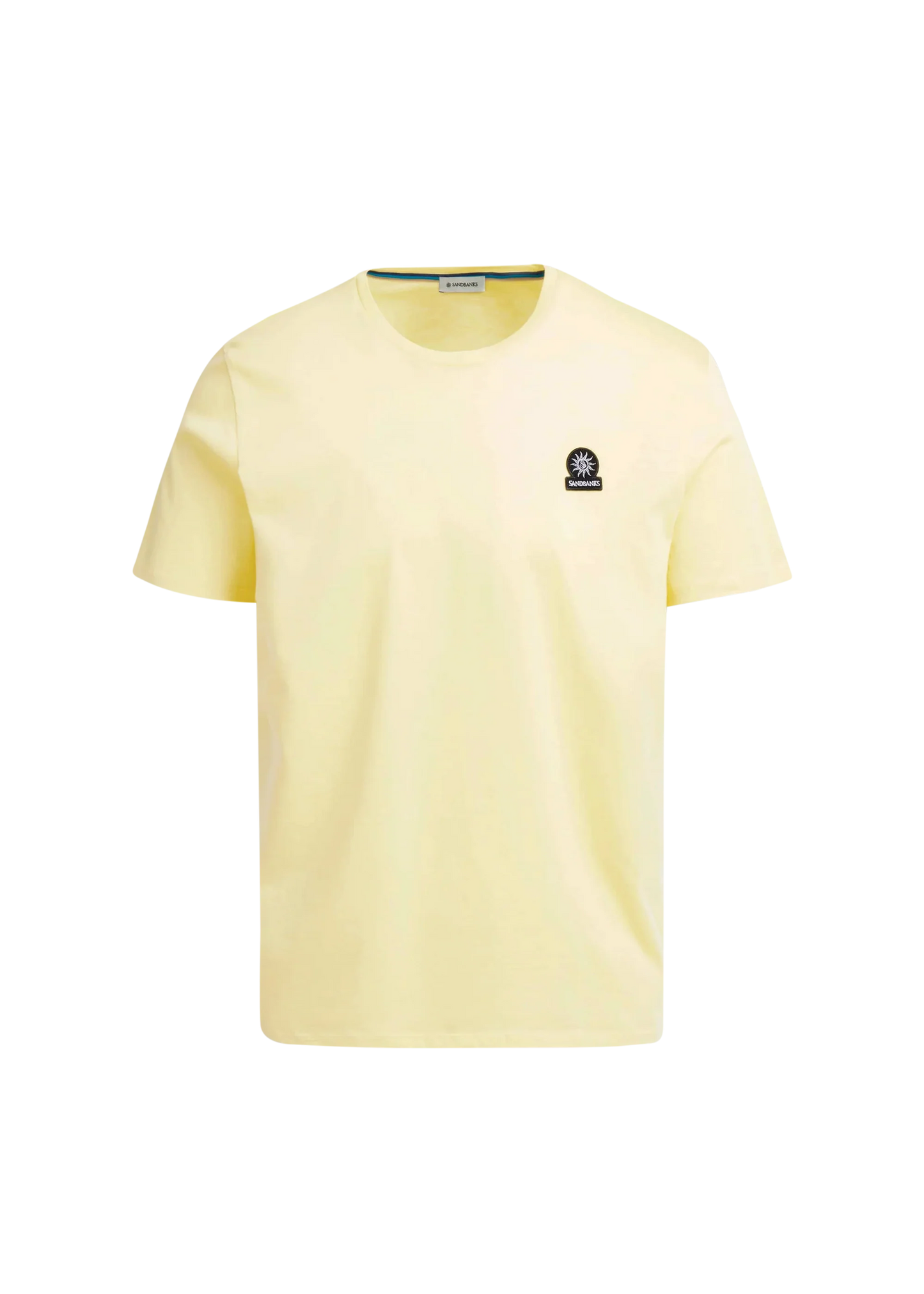 SANDBANKS BADGE LOGO COTTON T-SHIRT LIGHT YELLOW 4XL RRP £85 BNWT
