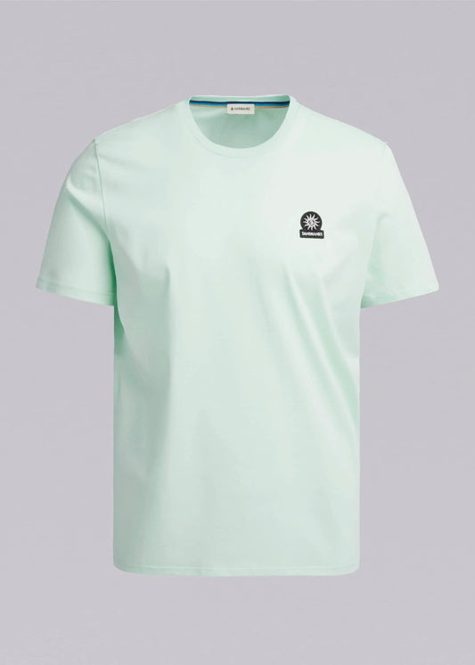 SANDBANKS BADGE LOGO COTTON T-SHIRT MINT GREEN 2XL RRP £85 BNWT