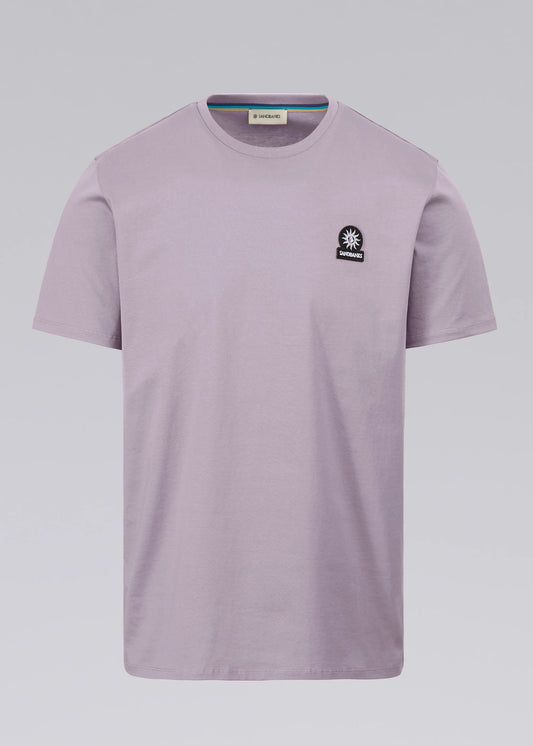 SANDBANKS BADGE LOGO COTTON T-SHIRT LILAC SLIM FIT 4XL RRP £85 BNWT