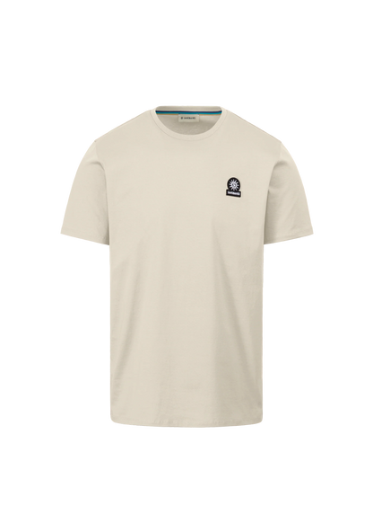 SANDBANKS BADGE LOGO COTTON T-SHIRT STONE BEIGE 4XL RRP £85 BNWT