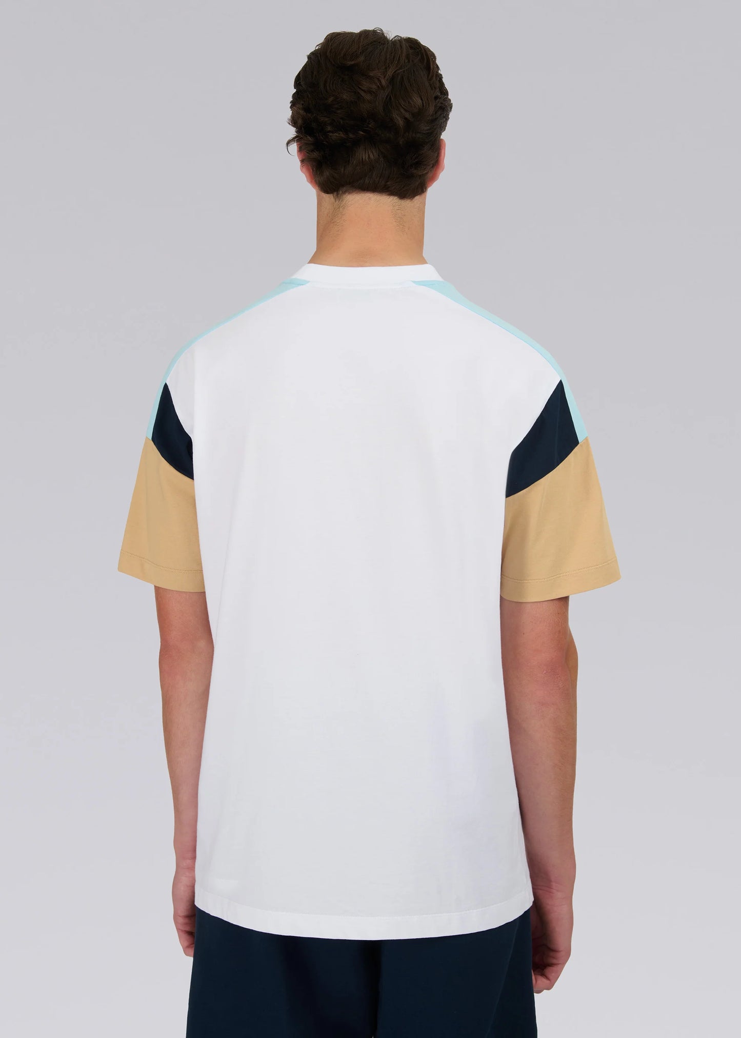 SANDBANKS BADGE LOGO RELAXED PANEL COTTON T-SHIRT WHITE 3XL RRP £90 BNWT