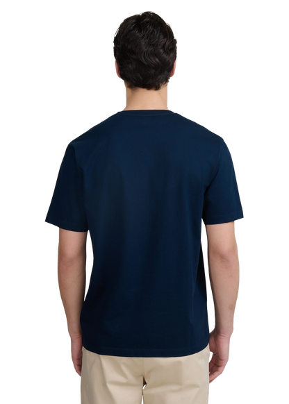 SANDBANKS V NECK COTTON T-SHIRT NAVY BLUE MEDIUM RRP £85 BNWT