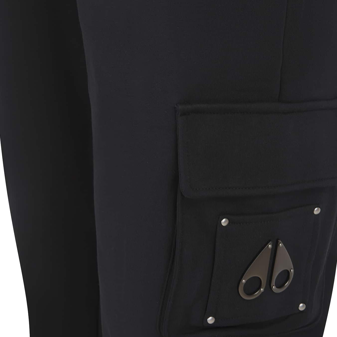 MOOSE KNUCKLES HARTSFIELD CARGO JOGGERS SWEATPANTS BLACK XL RRP £250 BNWT