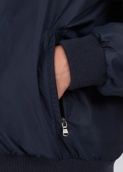 SANDBANKS REVERSIBLE FUNNEL NECK BOMBER JACKET NAVY/STONE BEIGE XL RRP £325 BNWT