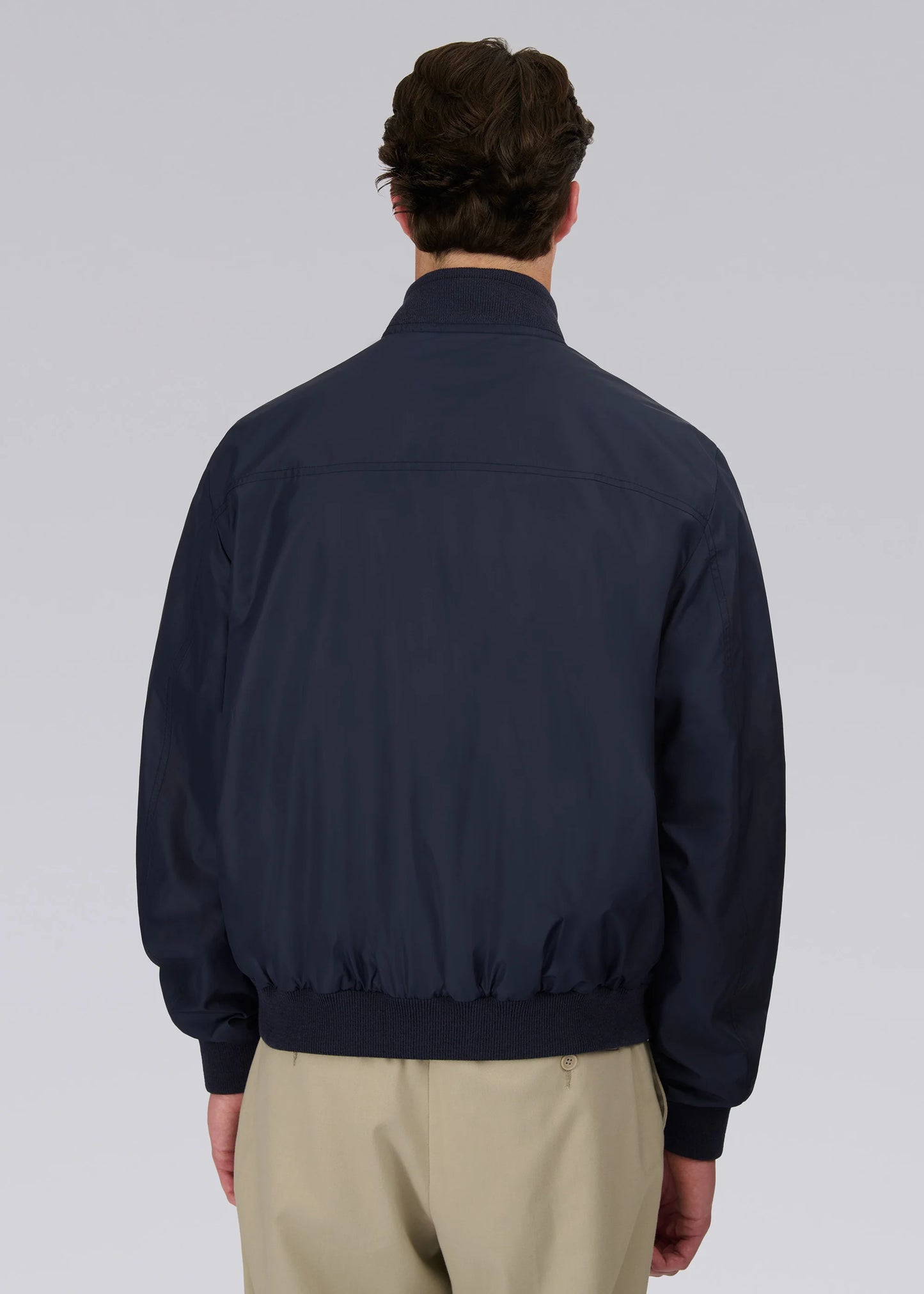 SANDBANKS REVERSIBLE FUNNEL NECK BOMBER JACKET NAVY/STONE M/XL RRP £325 BNWT