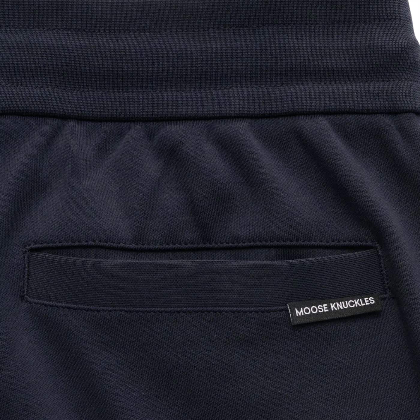 MOOSE KNUCKLES DALON COTTON FLEECE SWEAT SHORTS NAVY BLUE XL RRP £185 BNWT