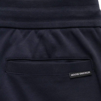 MOOSE KNUCKLES DALON COTTON FLEECE SWEAT SHORTS NAVY BLUE XL RRP £185 BNWT