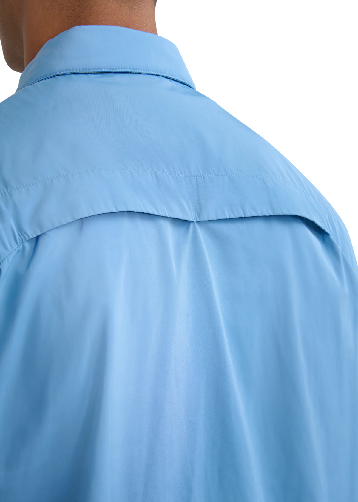 SANDBANKS UTILITY ZIP UP POLYESTER OVERSHIRT JACKET DUSTY BLUE XL RRP £295 BNWT